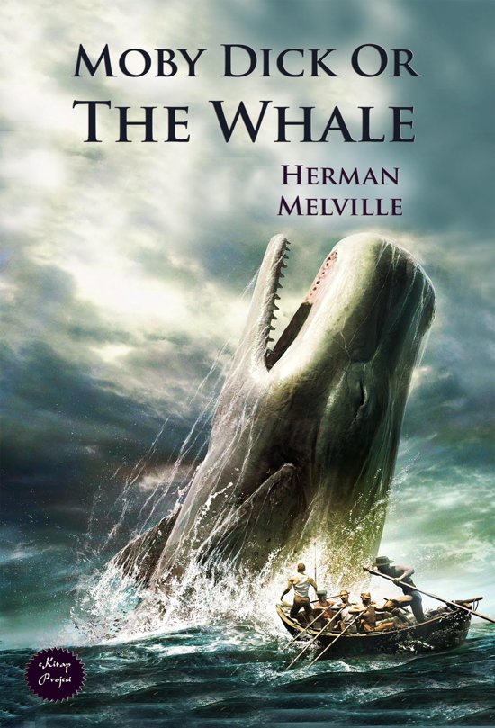 Moby Dick book cover, by Herman Melville